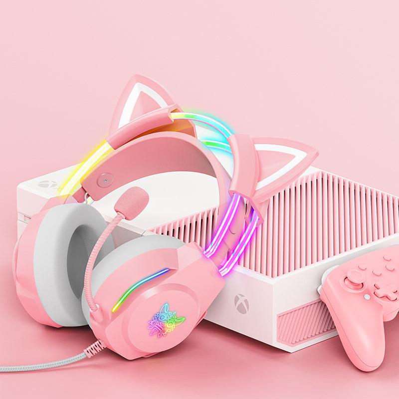 ONIKUMA X26 Head-mounted Headset RGB Light With Cat's Ears