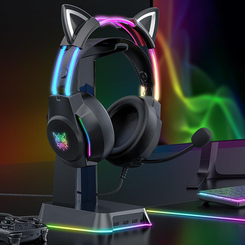 ONIKUMA X26 Head-mounted Headset RGB Light With Cat's Ears
