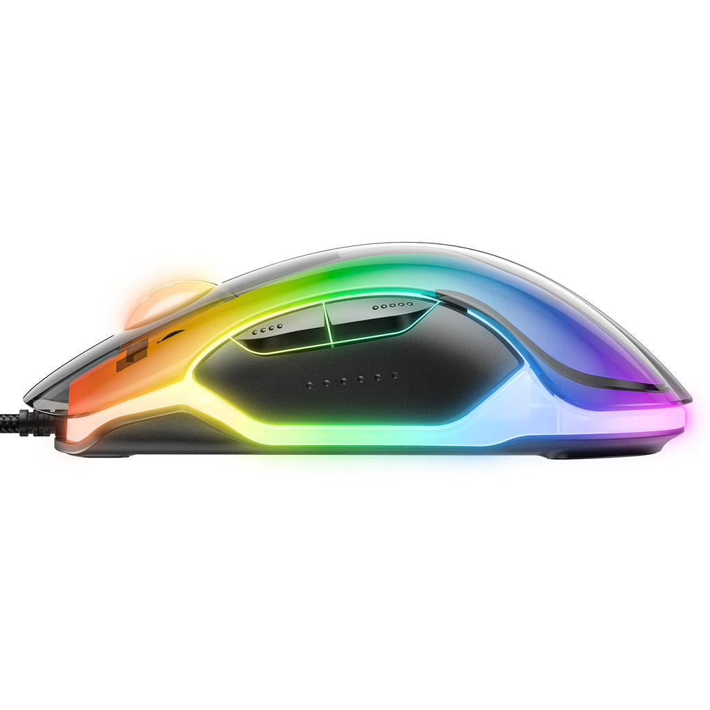 ONIKUMA CW925 RGB Backlit Wired Gaming Mouse, Up to 12800 DPI 