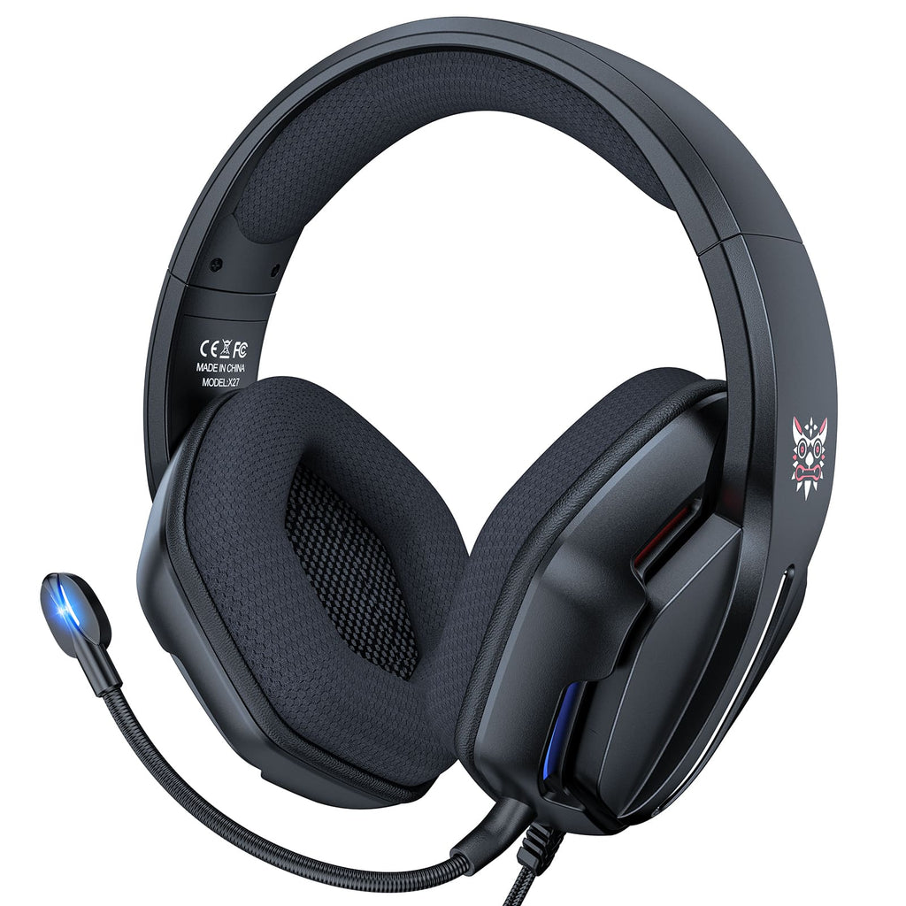 ONIKUMA X27 RGB Gaming Headset Stereo Surround Omnidirectional Noise Canceling Mic Ergonomic Design Headphone