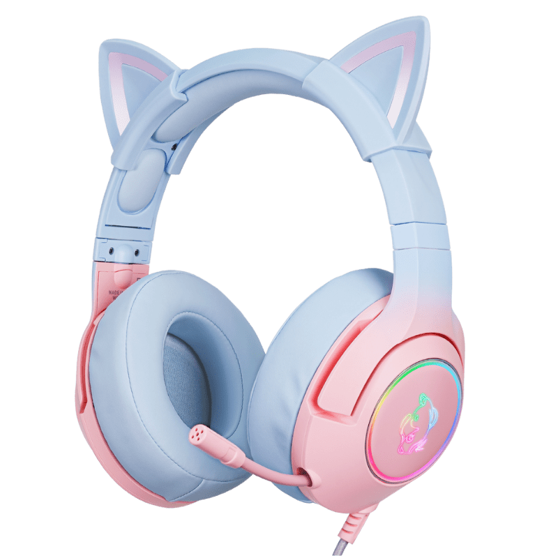 ONIKUMA K9 CAT ELF RGB Stereo Gaming Headset for PS4, Xbox, PC and Switch