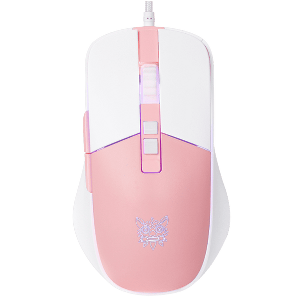 PM75 Lightweight RGB gaming mouse, pink