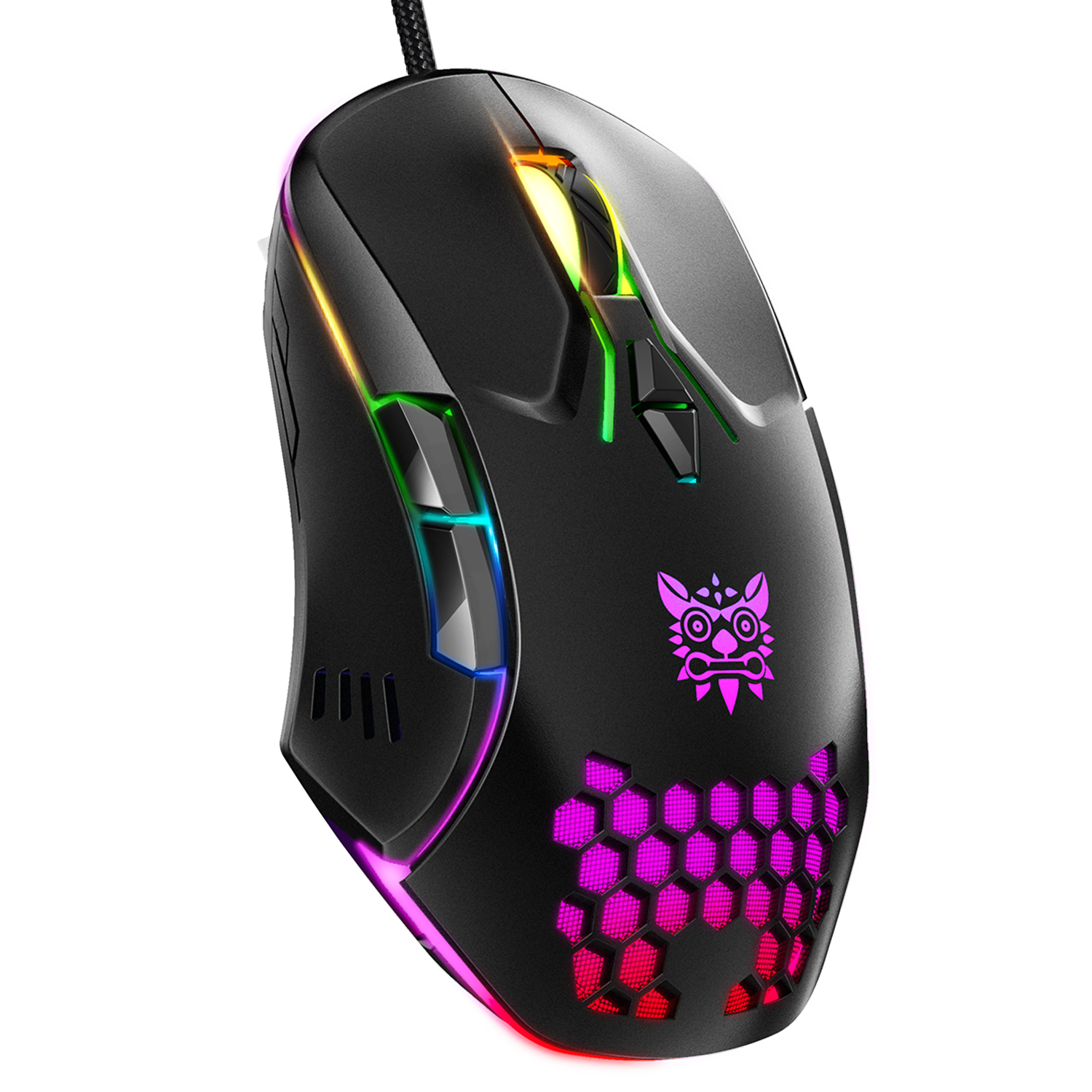 ブランド雑貨総合 ONIKUMA CW902 Wired Gaming Mouse With Colorful Lighting Windowsノート本体