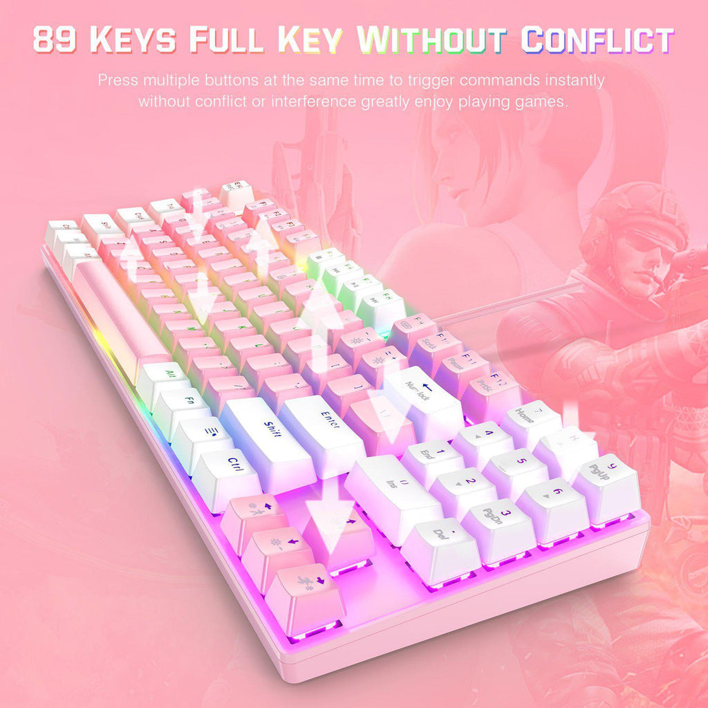 ONIKUMA G27 Wired 104-Keys Backlit Mechanical Gaming Keyboard – Onikuma  Gaming
