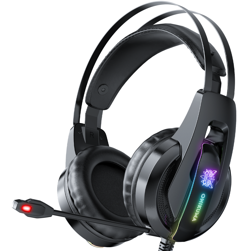 ONIKUMA K16 Casque PC Stereo Gaming Headphones with LED Lights