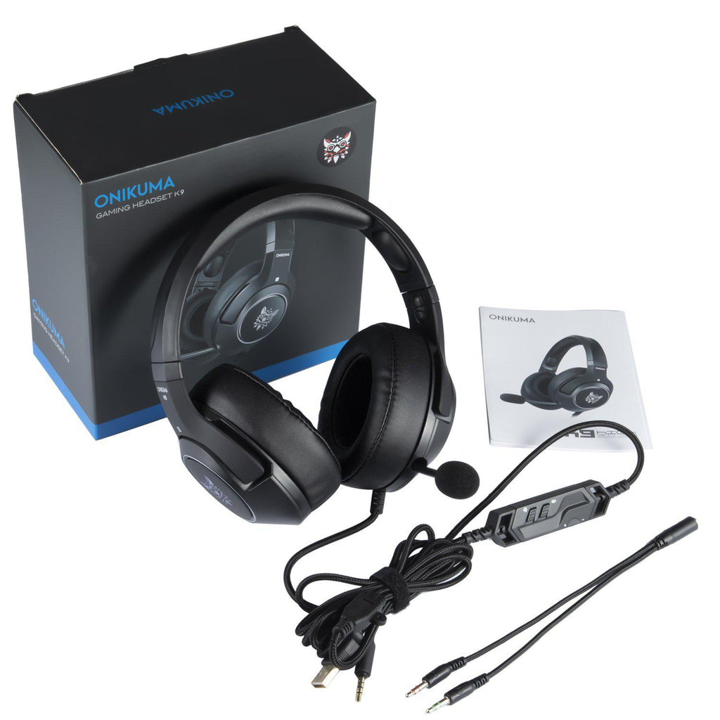 ONIKUMA K9 RGB Stereo Gaming Headset with Cat Ears for PS4, Xbox, PC a –  Onikuma Gaming